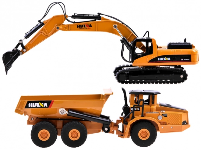 Set metalni bager + kiperi modeli 2u1 ZA3910