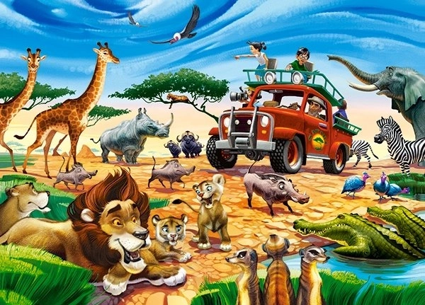 Safari Avantura Puzzle 180 dijelova