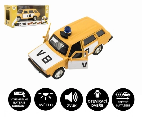 Policijski auto VB Lada Combi metal/plastika 12 cm sa svjetlima i zvukom
