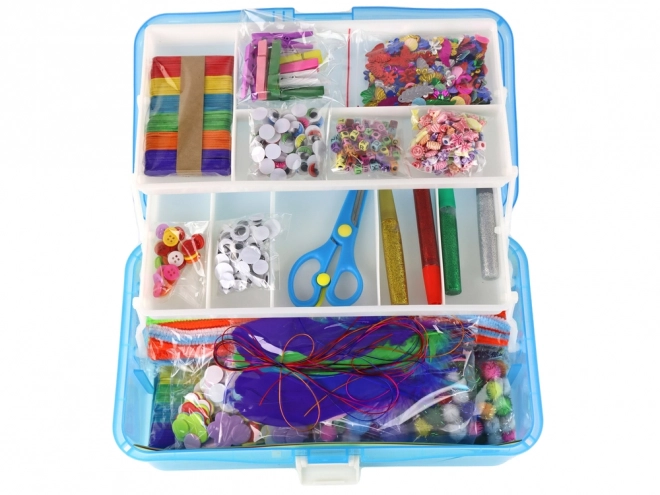 Plava proširiva torba Kreativni umjetnički set DIY