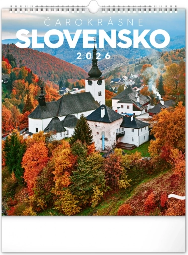 Zidni kalendar Čarobna Slovačka 2026