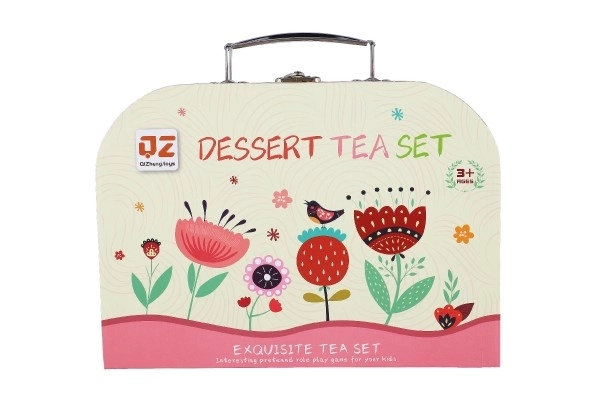 Set čajnog posuđa u limenoj kutiji 26x19x10,5cm