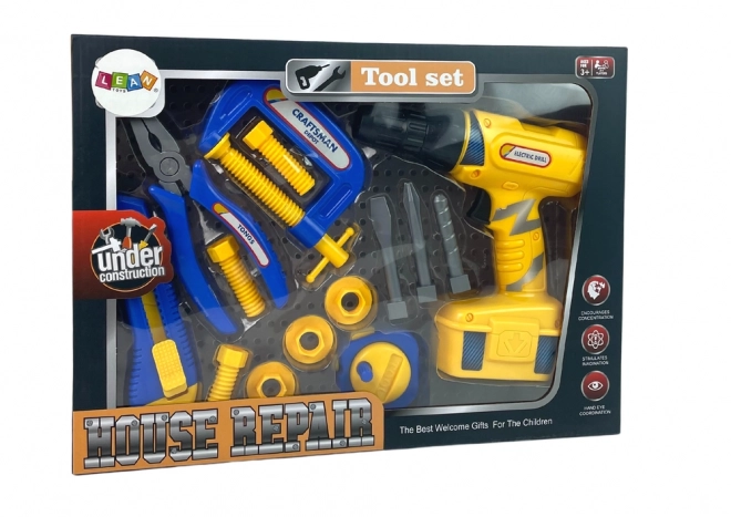 Set bušilica za male majstore s baterijama