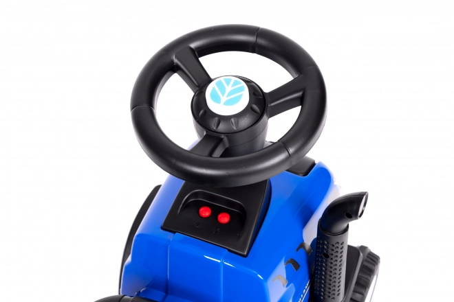 Dječji traktor s prikolicom, interaktivni volan, zvukovi – plava
