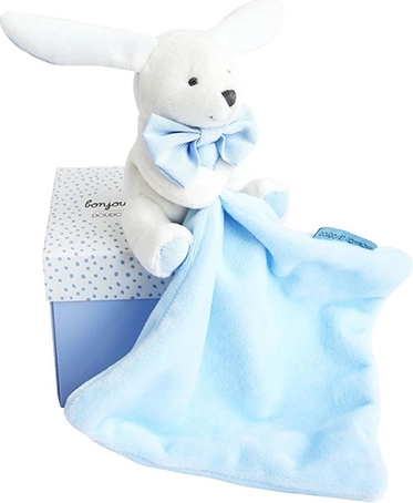 Doudou poklon set plavi – zečić s tješilicom 10 cm