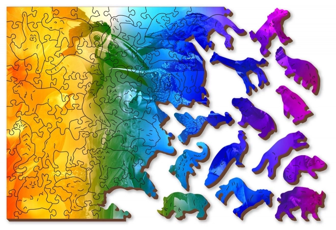 Drvene puzzle Ptičiji raj