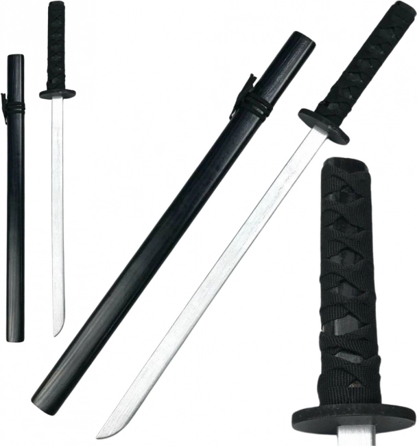 Drvena trening katana crna 70 cm