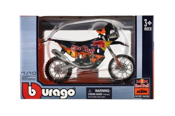 Bburago crveni Bull KTM Rally Dakar 2019 motocikl 1:18