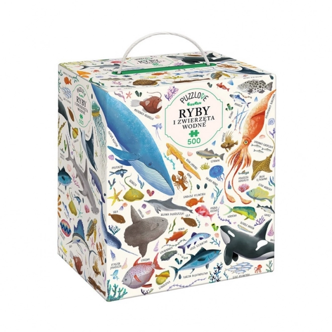 Puzzle Puzzlove Ribe i vodeni organizmi 500 dijelova