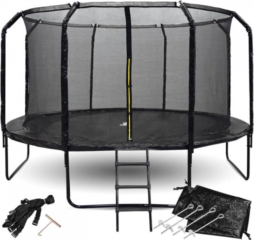 Vrtni trampolin SkyFlyer 426 cm s zaštitnom mrežom i ljestvama