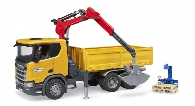 Bruder kamion Scania s kranom
