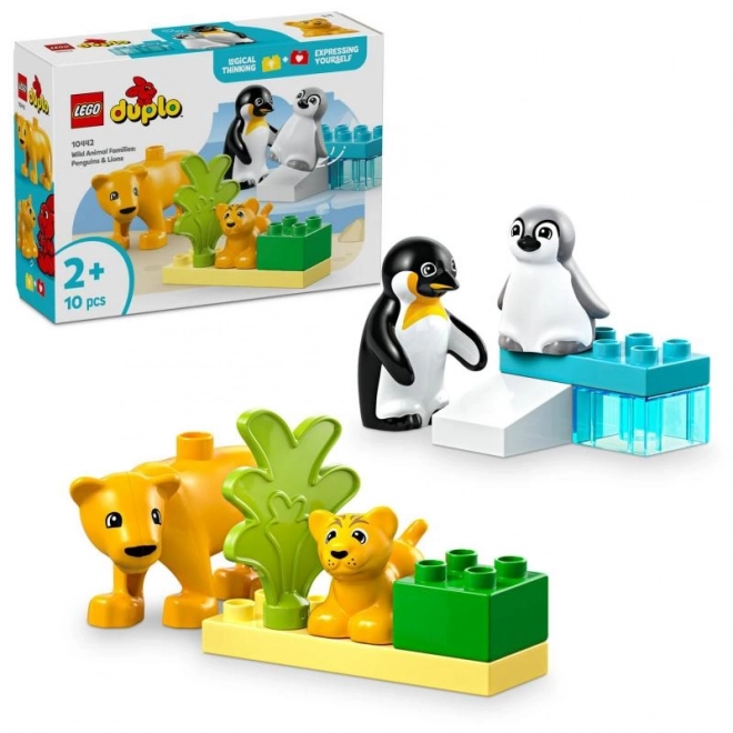 Lego Duplo Obitelj divljih životinja: Pingvini i lavovi