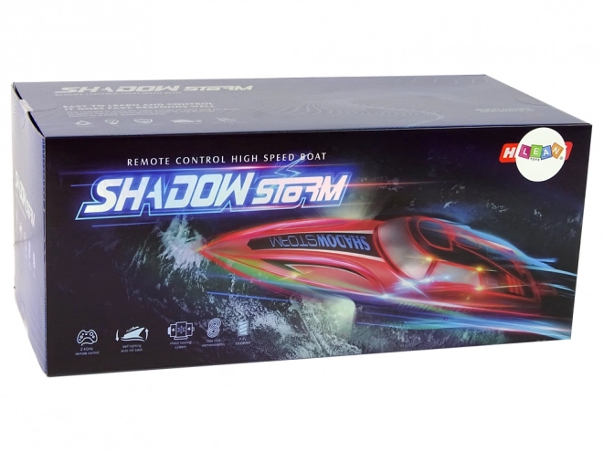 Motorni čamac R/C 2.4G Crveni 20-25 km/h