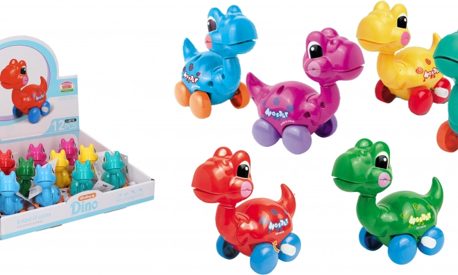 Plastični navijački dinosaur 10 cm