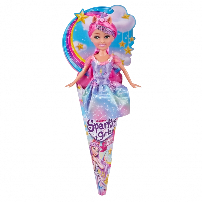 Vila jednorog Sparkle Girlz u kornetu