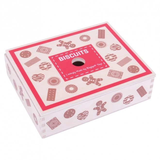 Bigjigs Toys kutija s drvenim keksima