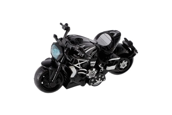 Motocikl metal/plast 10 cm na povratnom navijanju, razne boje u mješavini