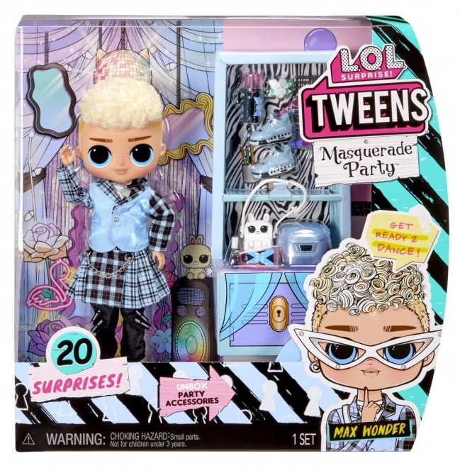 Tweens L.O.L. Surprise! maskenbal lutka Max Wonder
