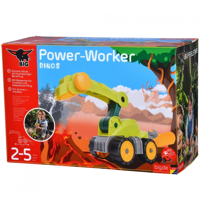 BIG Pješčana igračka Dino vozilo Power Worker
