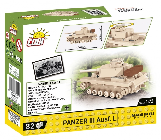 Model tenka Panzer III Ausf. L