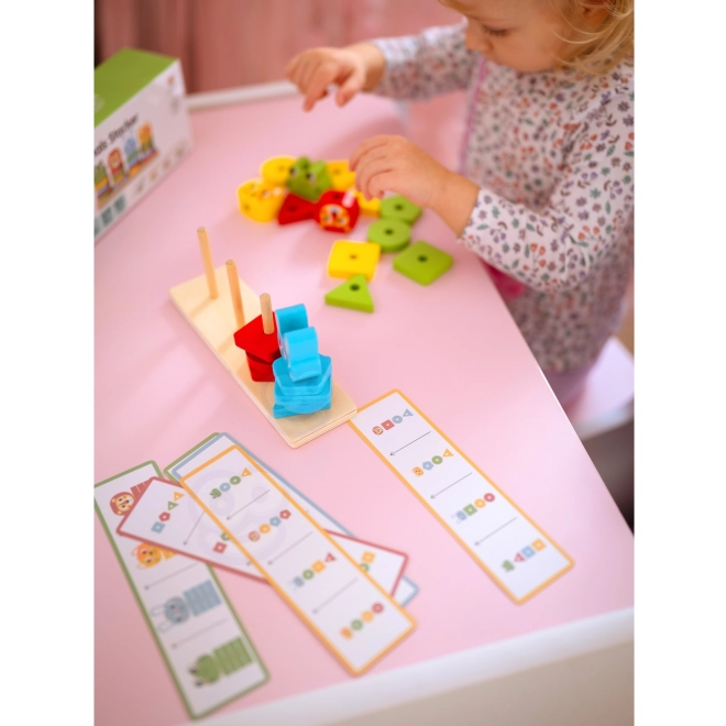 Woopie Montessori Životinjska Piramida 27 kom