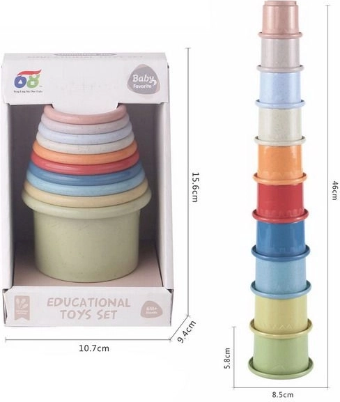 Kružne šalice za slaganje 46 cm