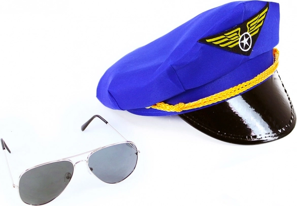 Set pilotska kapa s naočalama za odrasle
