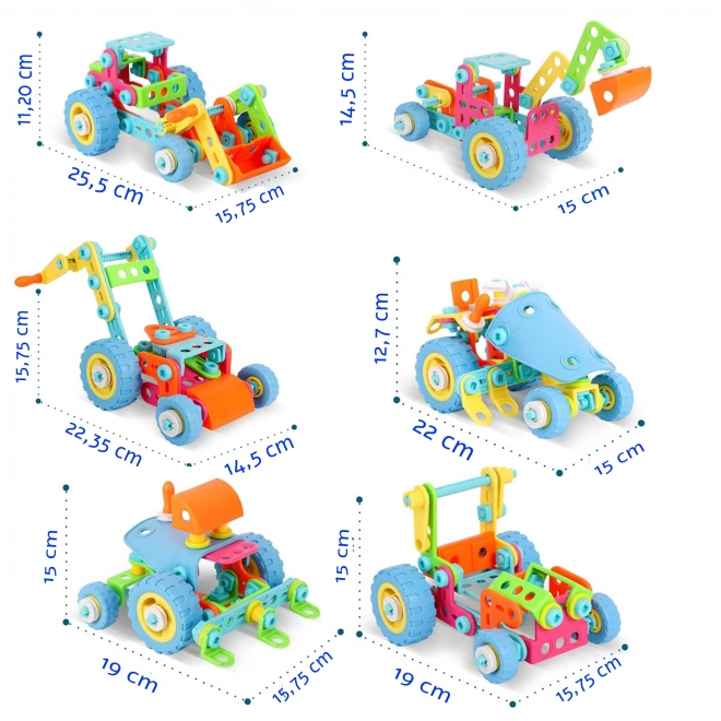 Konstruktor set vozila za djecu 6u1