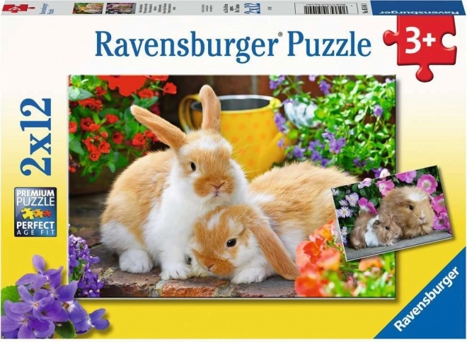 Ravensburger puzzle Vrijeme za mazanje 2x12 komada