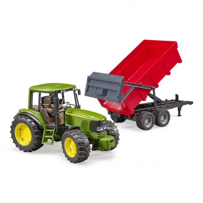 Bruder Traktor John Deere s kiperskom prikolicom