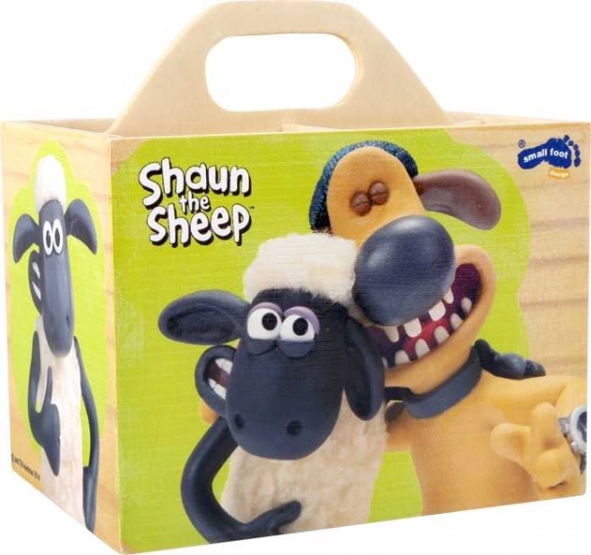 Mali stalak od drva za olovke ovčica Shaun