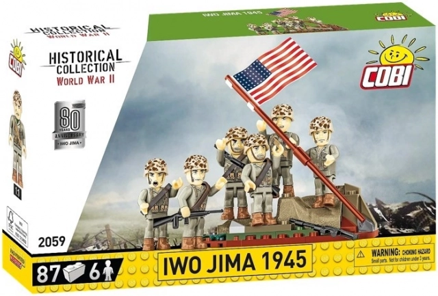 Kocke Raising the Flag on Iwo Jima 1945 - 87 dijelova