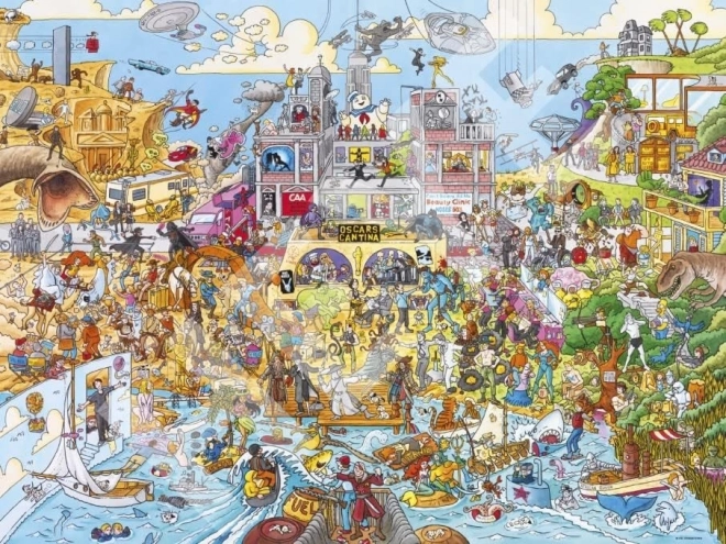 Puzzle 1500 dijelova Hollyworld