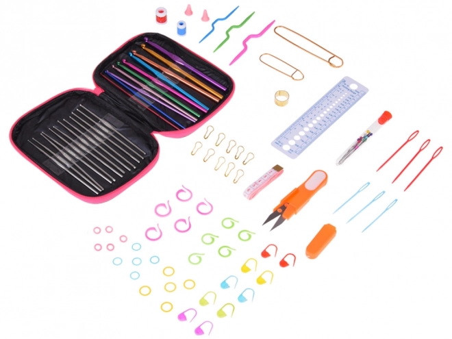 Set za kukičanje s dodacima, 100 komada