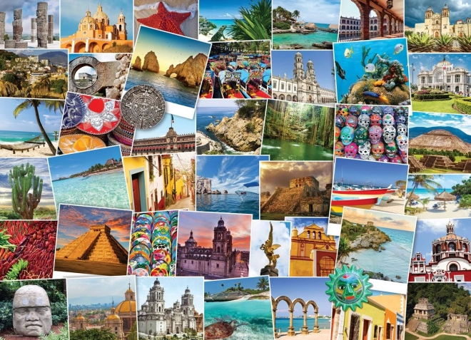 EUROGRAPHICS Puzzle Svjetobajnik - Meksiko 1000 komada