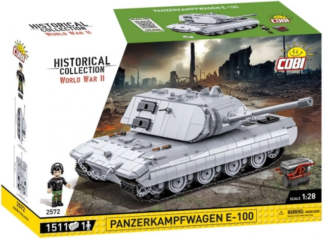 Konstruktorski set tenka Panzerkampfwagen E‑100 1:28