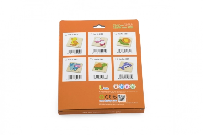 Drvene puzzle za najmlađe - mačka