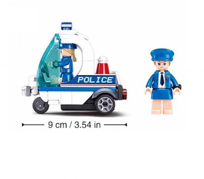 Sluban Metropolis M38-B1217A Policijska ophodnja na triciklu