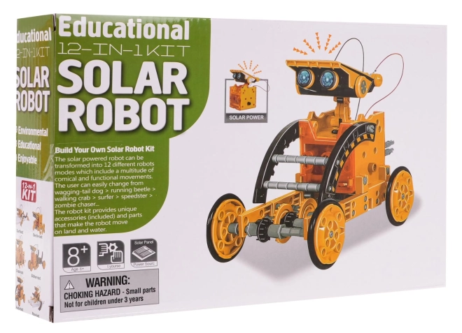 Konstrukcijski set solarnih vozila 12u1 narančasta – Narančasta