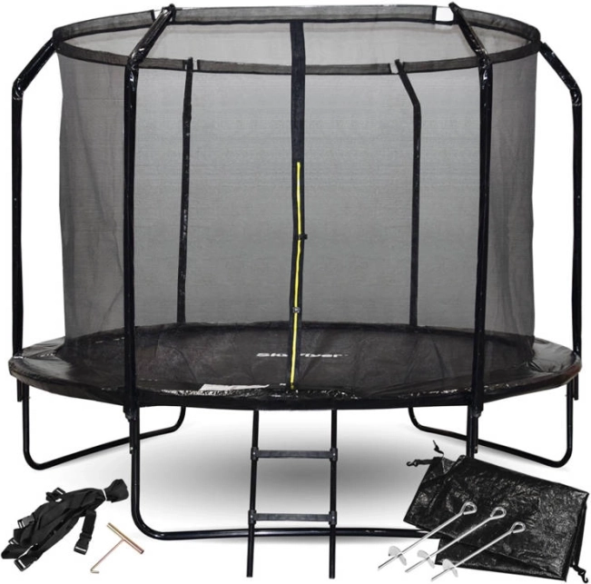 Vrtni trampolin SKYFLYER 304 cm s zaštitnom mrežom i ljestvama