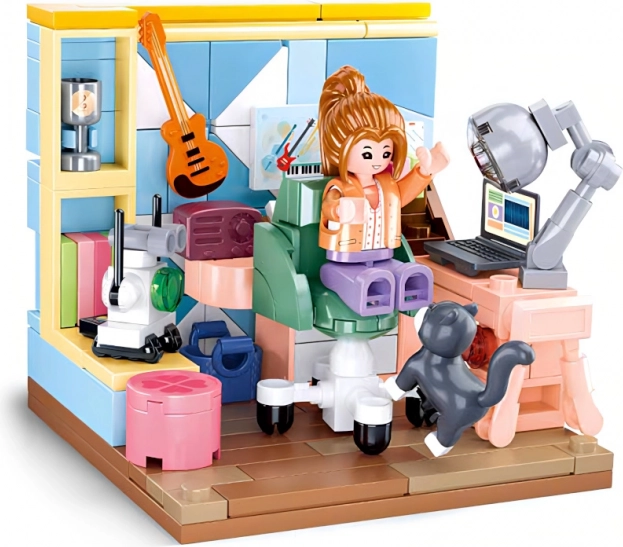 Sluban Girls Dream Kreativna građevna set Studijska soba