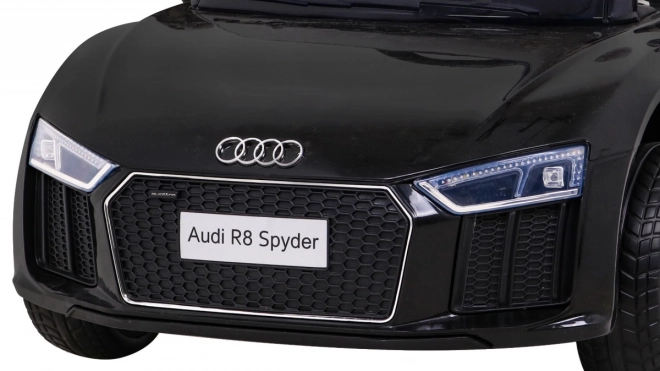 Audi R8 crni električni autić s daljinskim upravljanjem, EVA kotačima, sporim startom i MP3 LED
