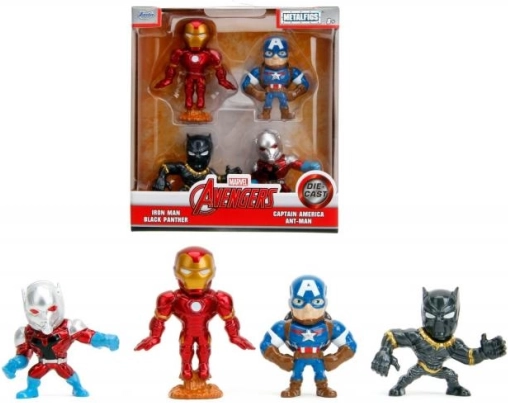 Set metalnih figurica MARVEL AVENGERS 6 cm – 4 kom