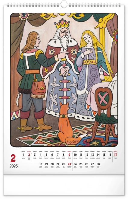 Zidni kalendar Josef Lada 2025, 33 × 46 cm