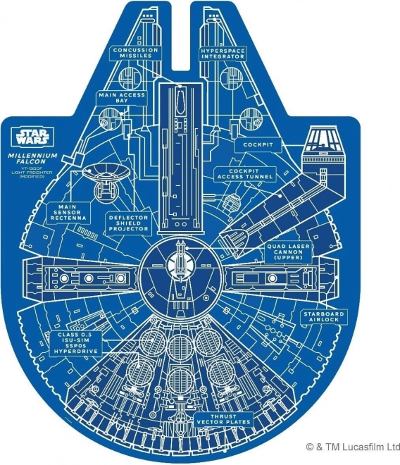Star Wars Puzzle Millennium Falcon 1000 Dijelova