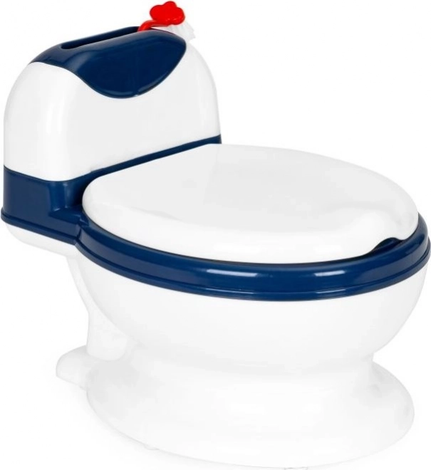 ECOTOYS Noćnik - Dječji WC - bijela,plava