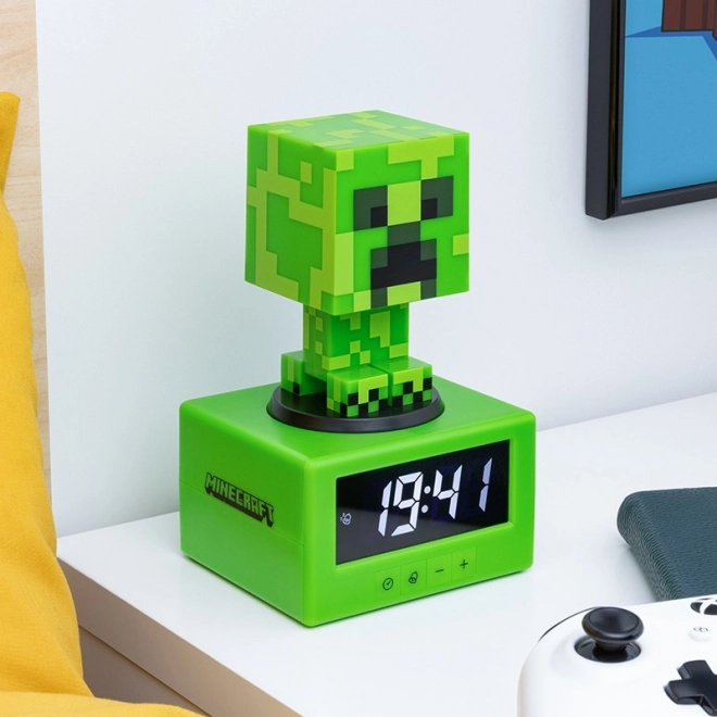 Budilica s motivom Minecraft Creeper