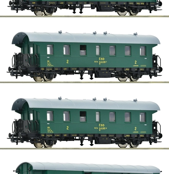 Set osobnih vagona ČSD za modelnu željeznicu