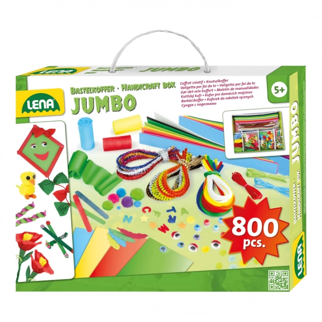 Zeleni kreativni kofer Jumbo Lena - 800 komada