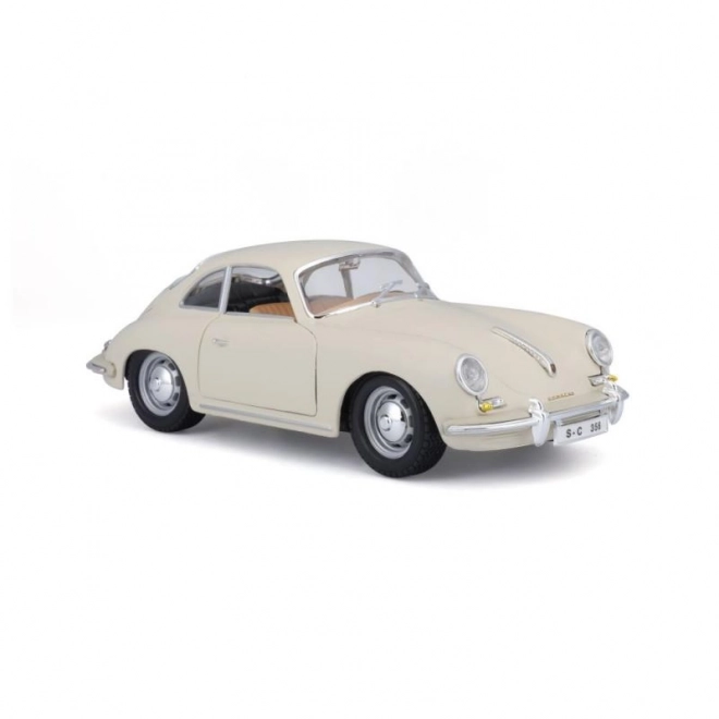 Bburago 1:24 Porsche 356B Coupe (1961) Bjelokost